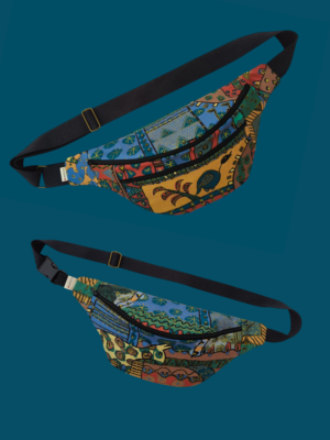 Riñonera jungla pop
