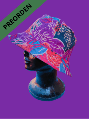 gorro pescador violeta