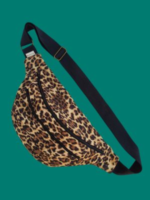 riñonera XL leopardo