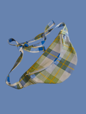 Riñonera grande cuadros