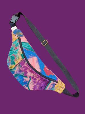 riñonera mediana abstracta