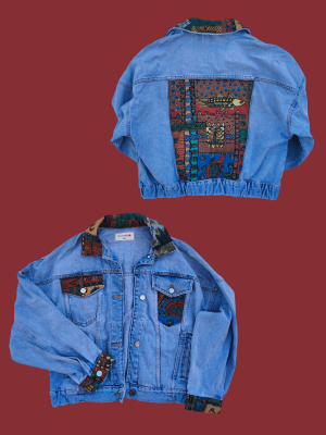 Chaqueta vaquera personalizada jungla S/M