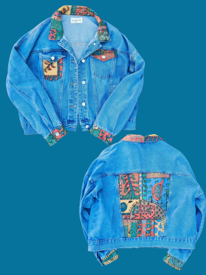 Chaqueta vaquera personalizada jungla M/L