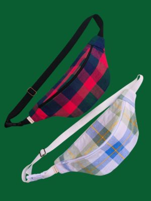 Riñoneras medianas cuadros