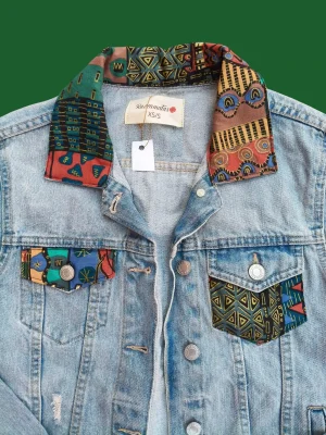 Chaqueta customizada jungla pop