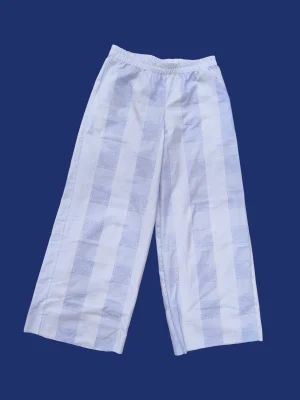 Pantalón blanco bordado XL o XS/S (largo a medida)